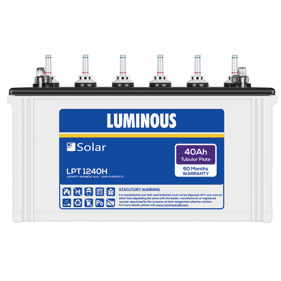 Luminous LPT 1240H solar tubular battery