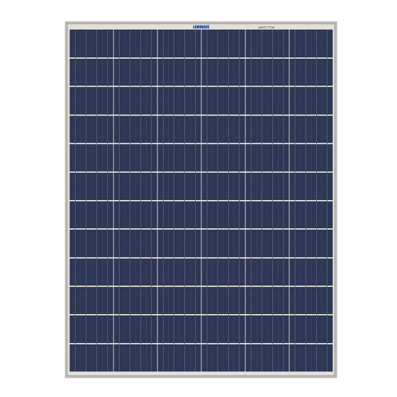 200W polycrystalline solar panel front