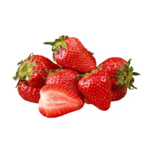 Fresh red hydroponic strawberries